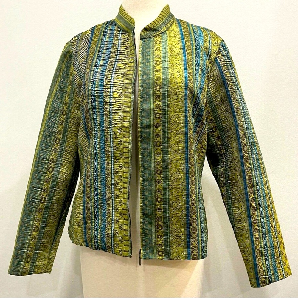 Analogy women's petite half-length Zip Up Jacket Size Petite Large